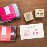 Stamp Marché Seasonal Illustration Stamp - May - Marle's Cherries