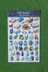 CoraCreaCrafts Mini Bottles Puff Stickers