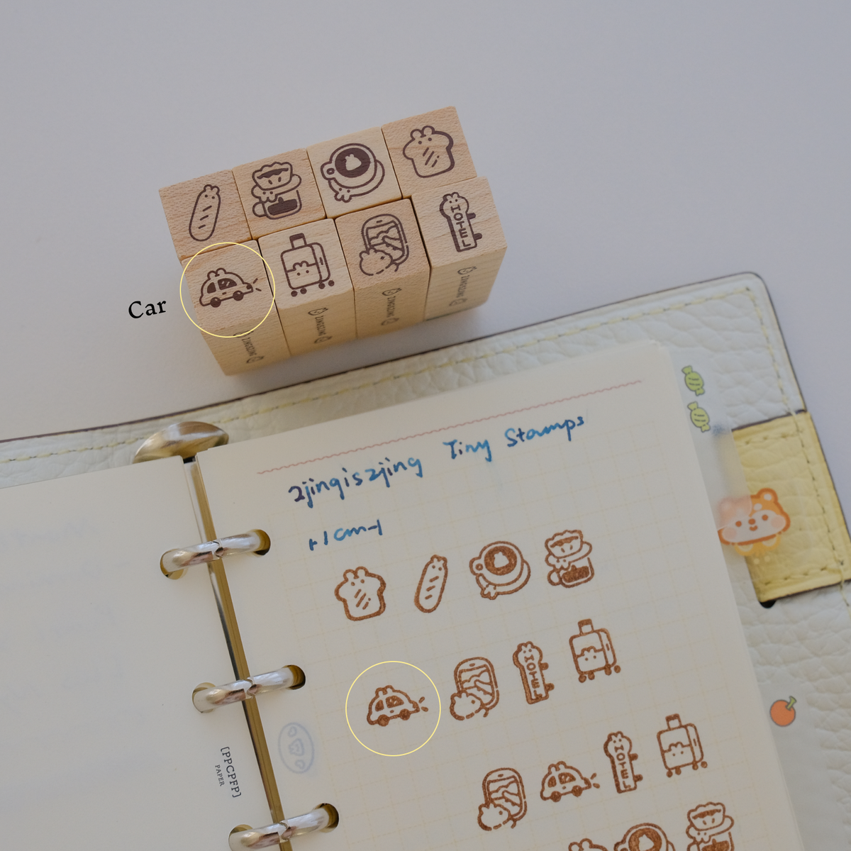 2jingis2jing Mini Rubber Stamp