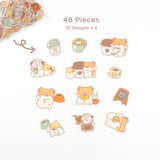 Studio Enon Coffee Shop Washi Sticker Flakes