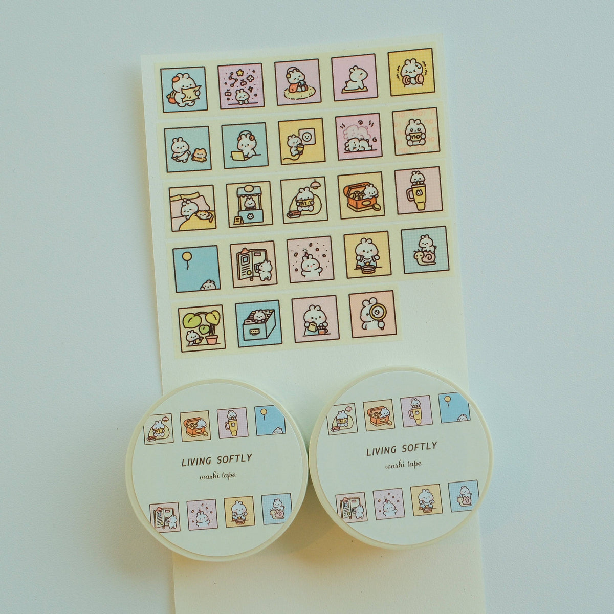 2jingis2jing Living Softly Washi Tape