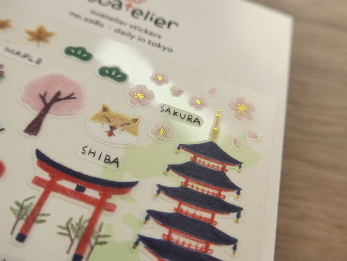 Suatelier Design Stickers - Daily in Tokyo