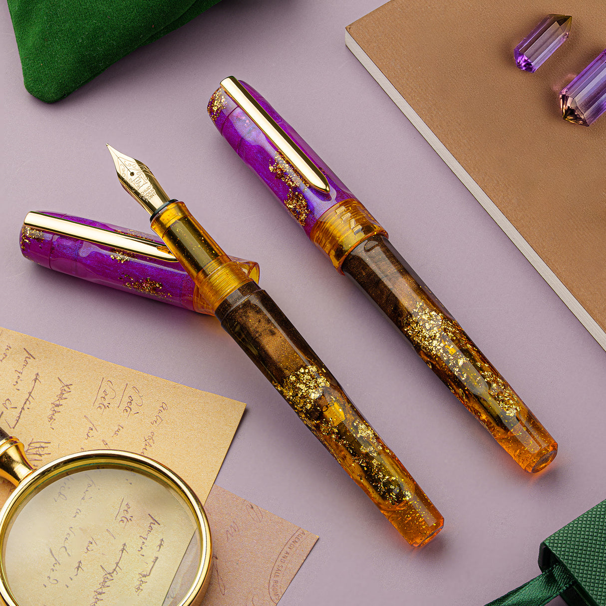 Benu Talisman Fountain Pen - Ametrine (Limited Edition)