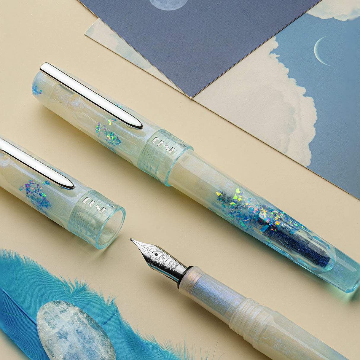 Benu Talisman Fountain Pen - Moonstone (Limited Edition)