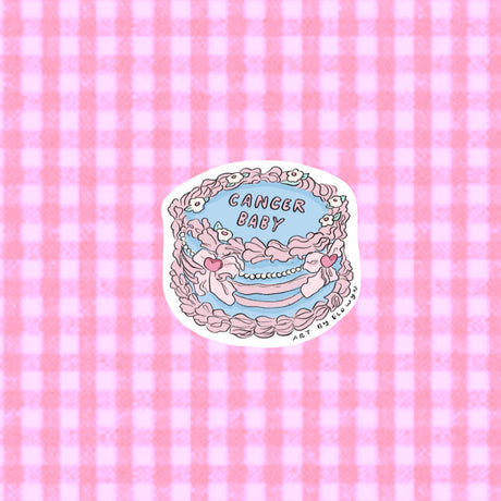 Art By Elowyn Zodiac Cake Stickers - 3" Die-Cut Stickers