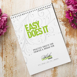 Ash Calligraphy Easy Does It Practice Pad - A4 Spiral Bound