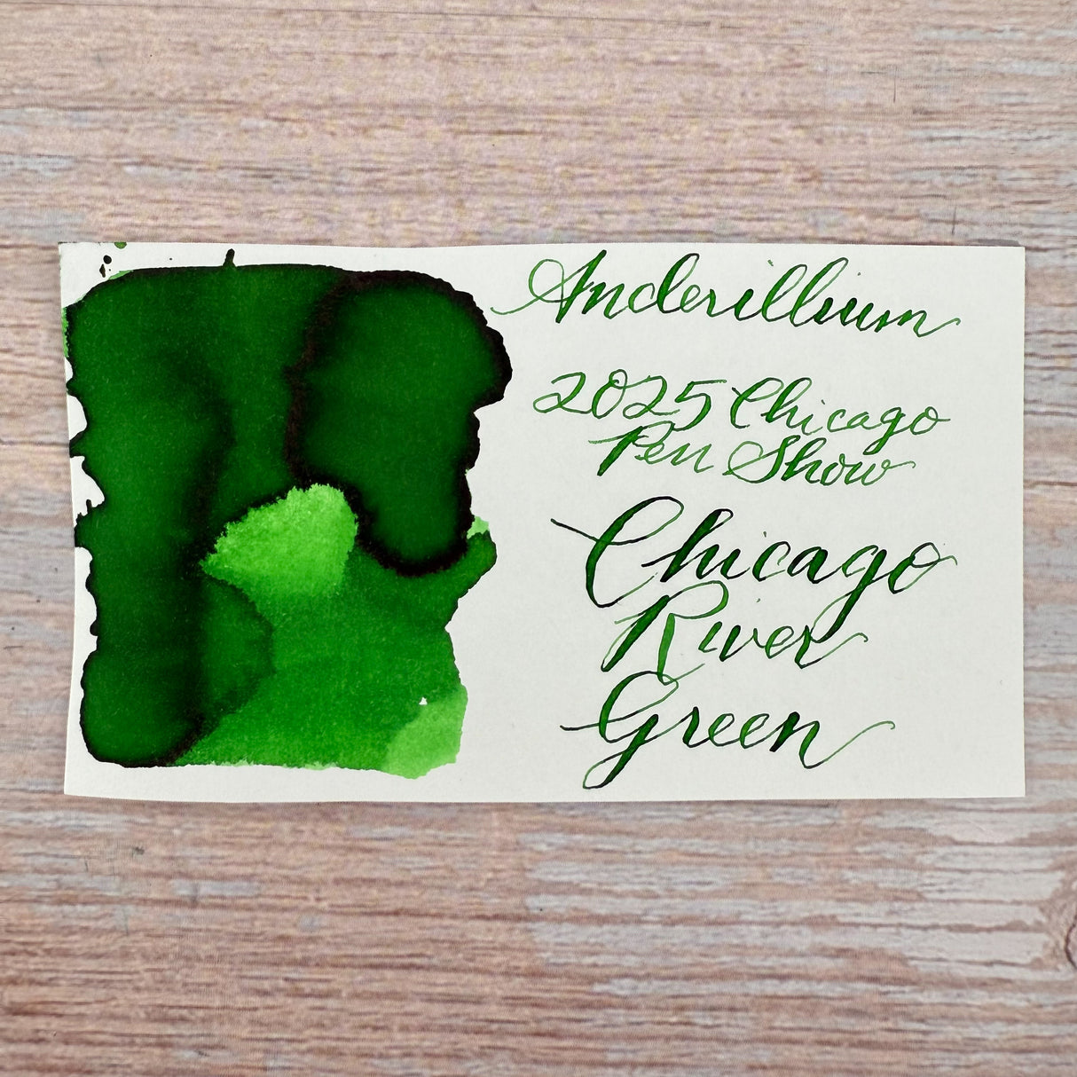 Anderillium Chicago River Green - 1.5 Oz Bottled Ink (Atlas Exclusive)