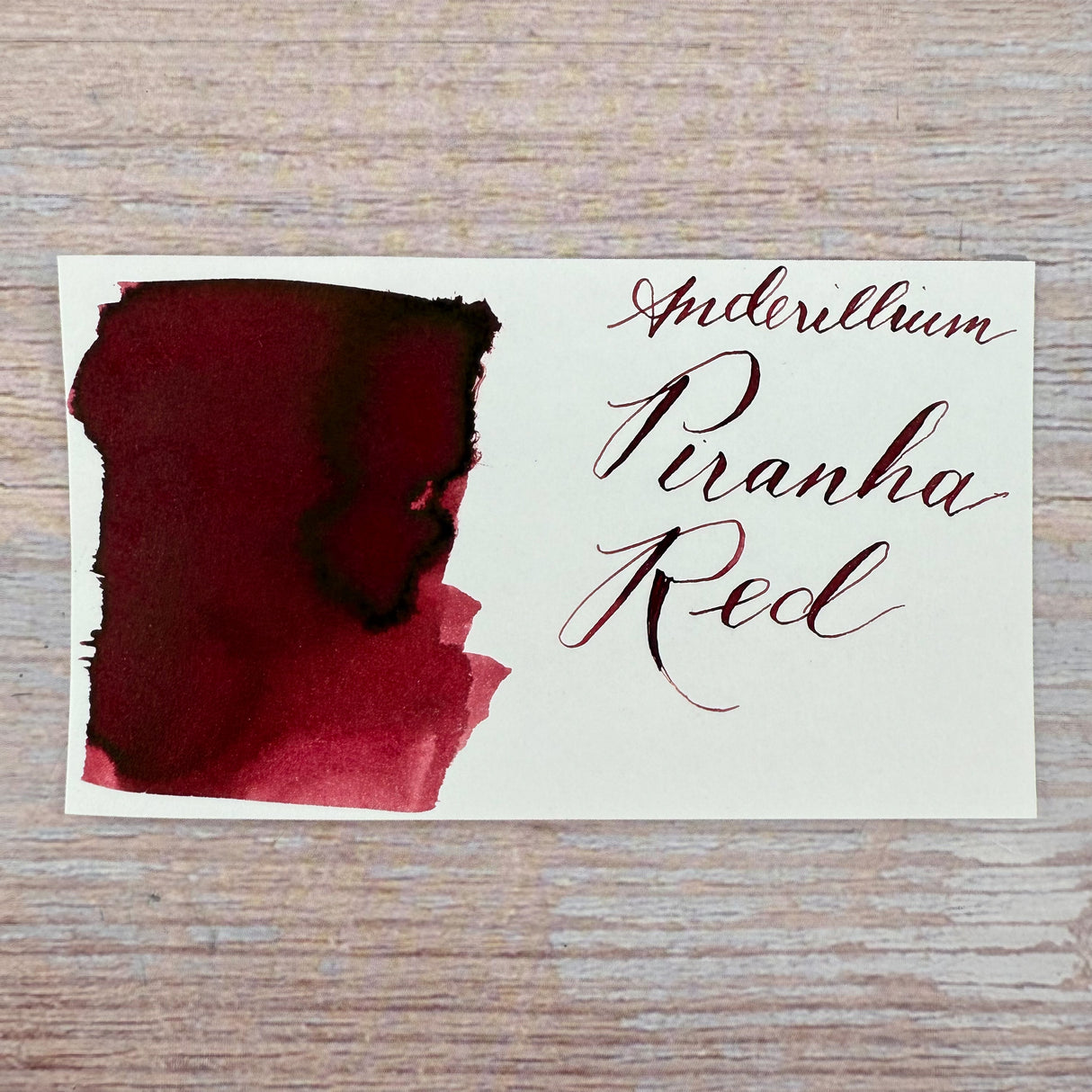 Anderillium Piranha Red - 1.5 Oz Bottled Ink