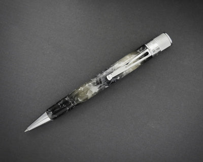 Retro 51 Tornado Acrylic Rollerball Pen - Silver Lining