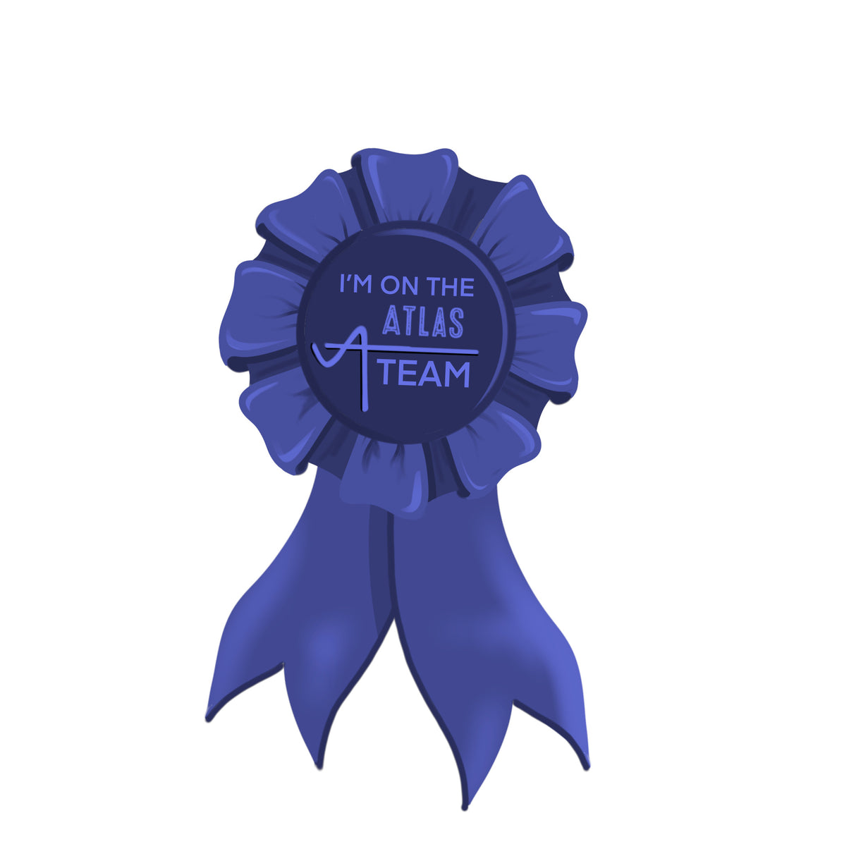 Atlas Stationers Sticker - A Team Ribbon