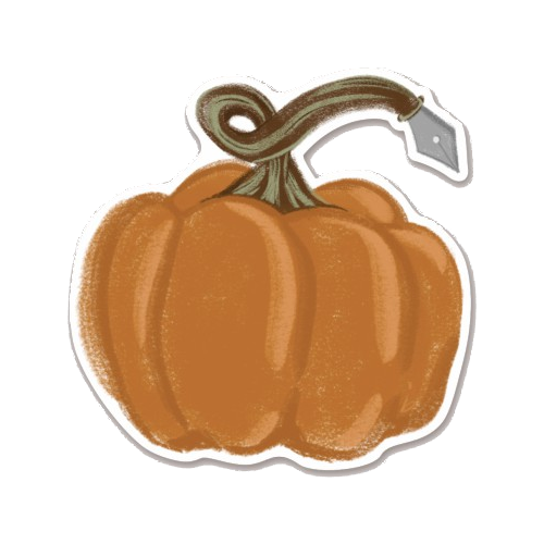 Atlas Stationers Sticker - Pumpkin Nib
