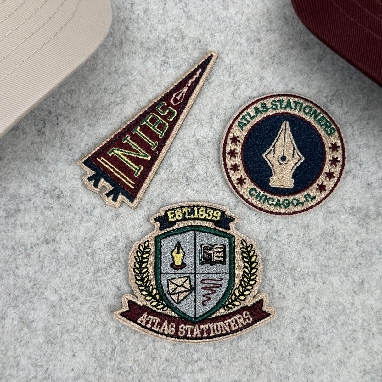 Atlas Stationers University Patches (3 Pack) (Atlas Exclusive)