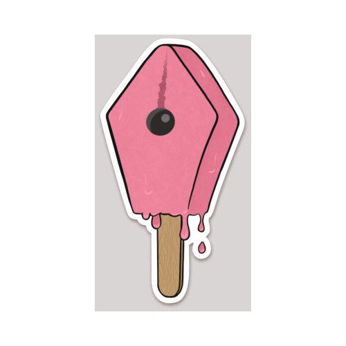 Atlas Stationers Sticker - Pink Drip