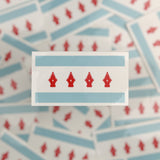 Atlas Stationers Sticker - Chicago Nib Flag