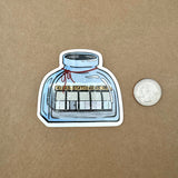 Atlas Stationers Sticker - Snow Globe