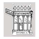 Atlas Stationers Sticker - Storefront Stamp