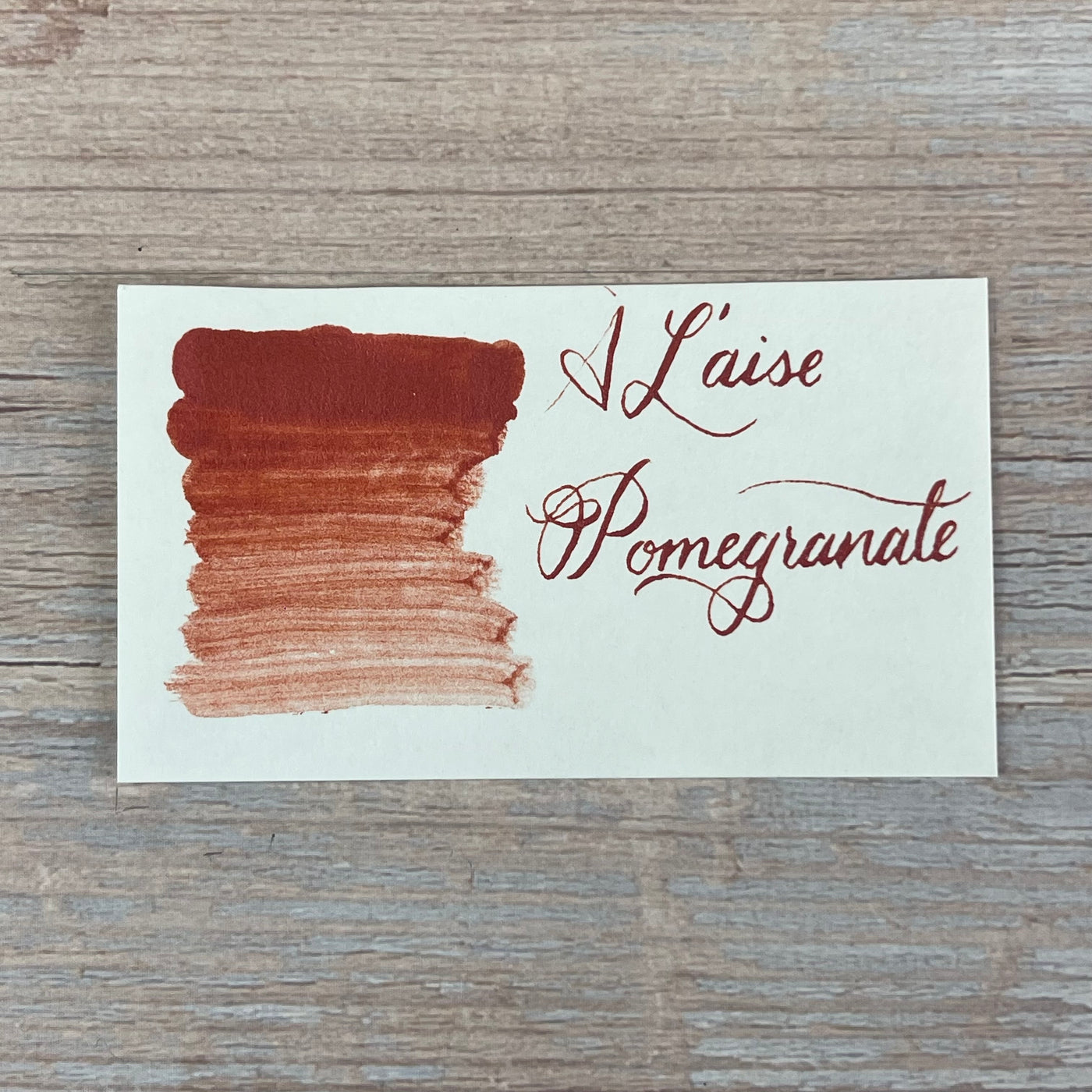 À L'aise Pomegranate Modern Calligraphy Ink