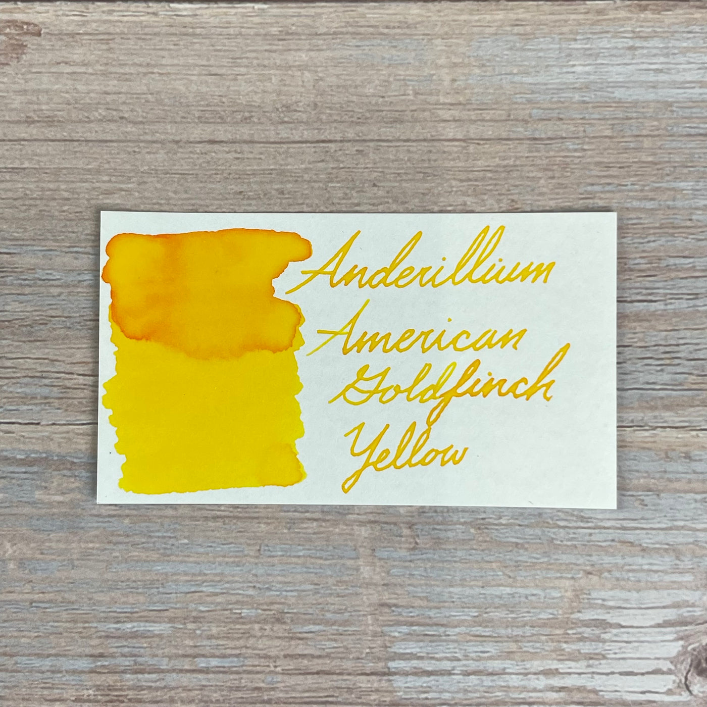 Anderillium American Goldfinch Yellow - 1.5 Oz Bottled Ink