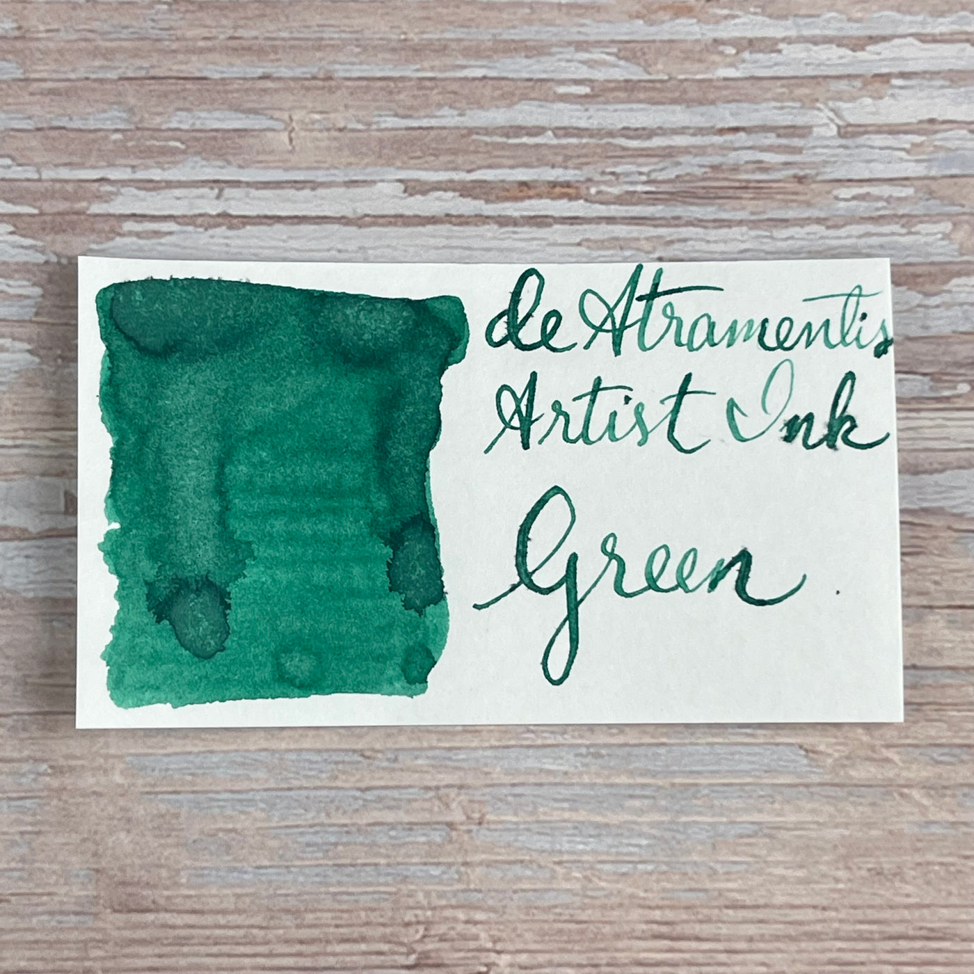 De Atramentis Artist Green - 50ml Bottled ink