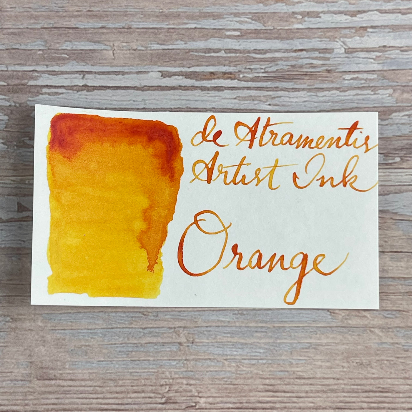 De Atramentis Artist Orange - 50ml Bottled ink