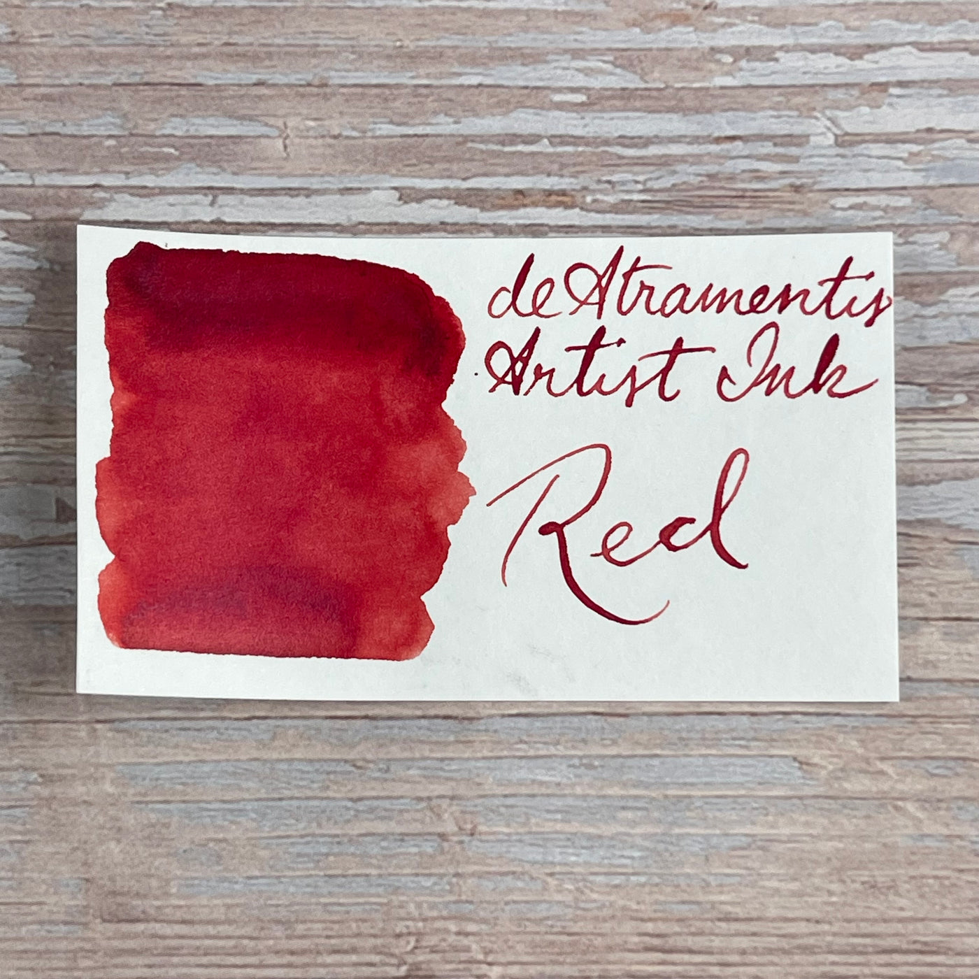 De Atramentis Artist Red - 50ml Bottled ink