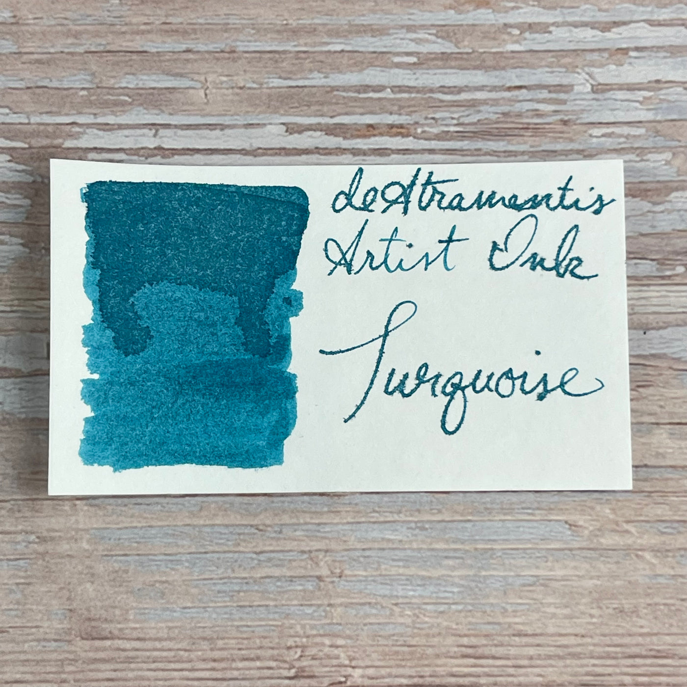 De Atramentis Artist Turquoise - 50ml Bottled ink