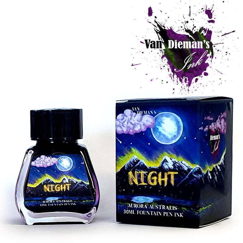 Van Dieman's Night - Aurora Australis - 30ml Bottled Ink