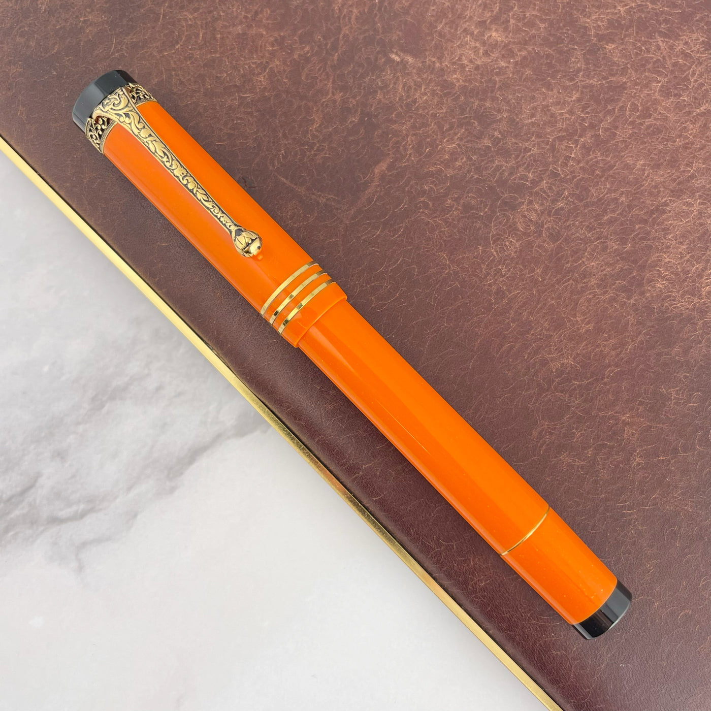 Aurora Internazionale Fountain Pen - Orange (Limited Edition)