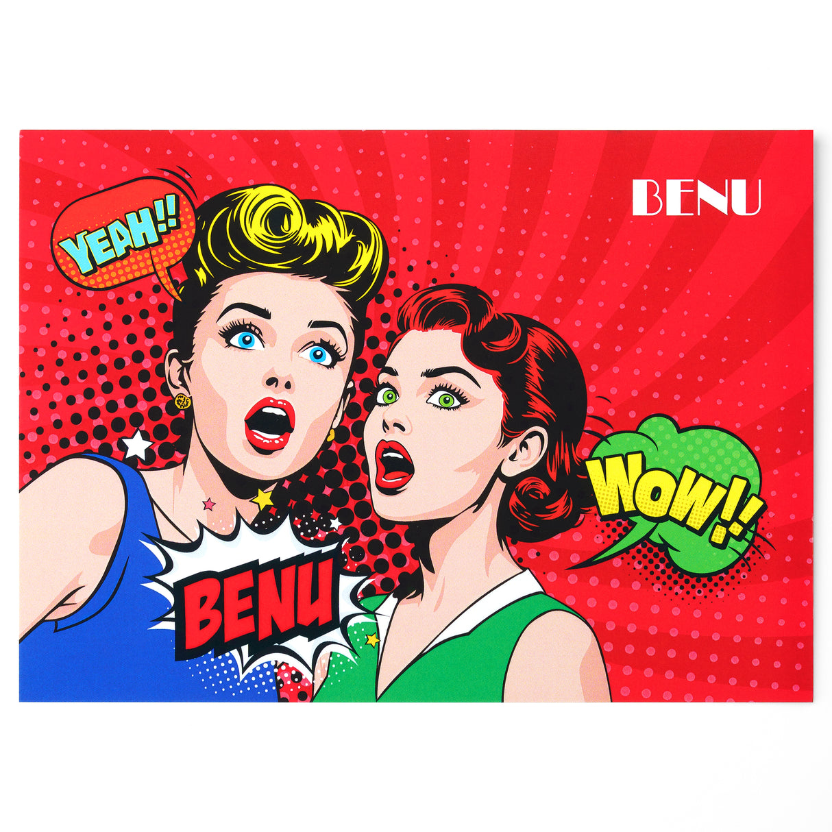 Benu Tribute Collection Pop Art Postcard Set