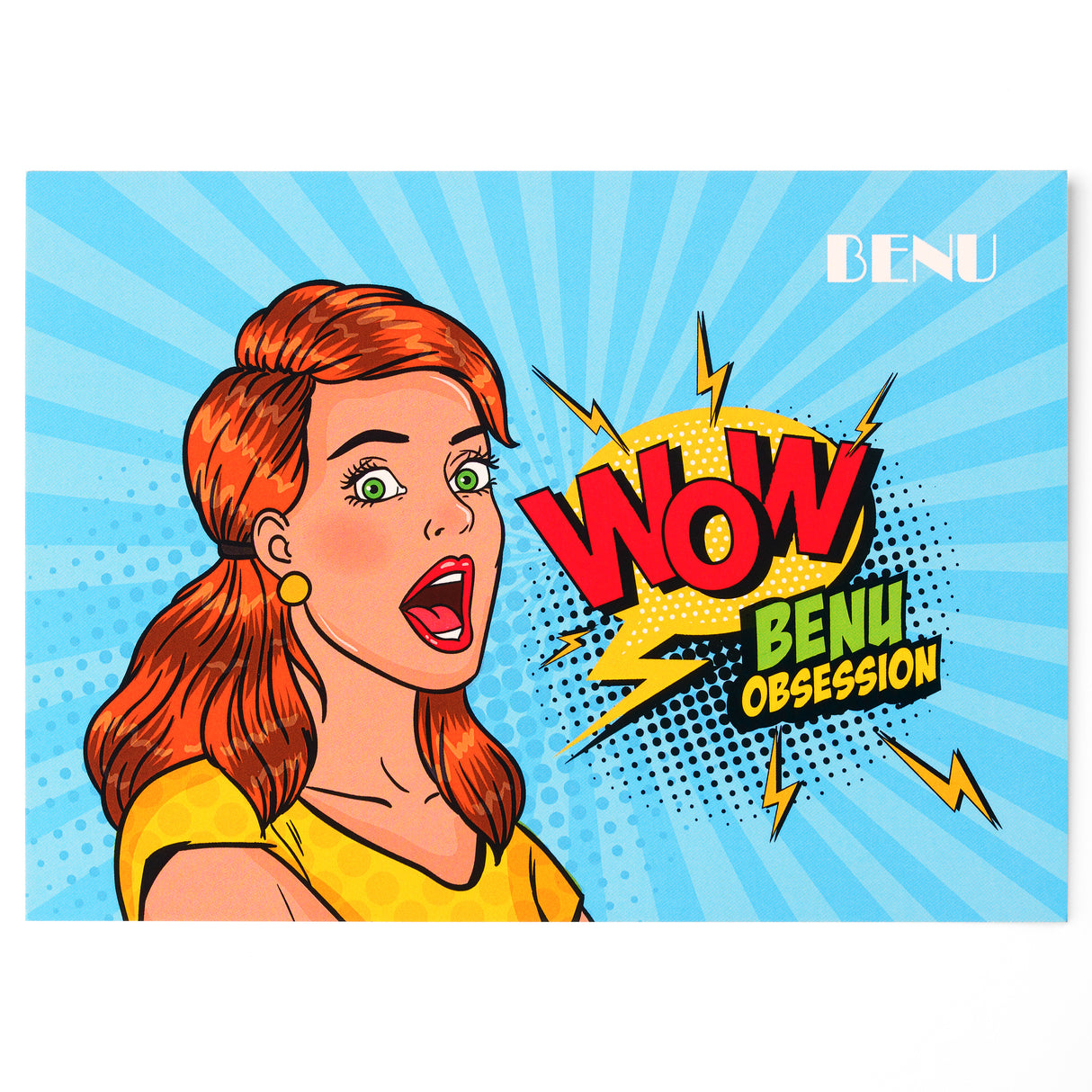 Benu Tribute Collection Pop Art Postcard Set