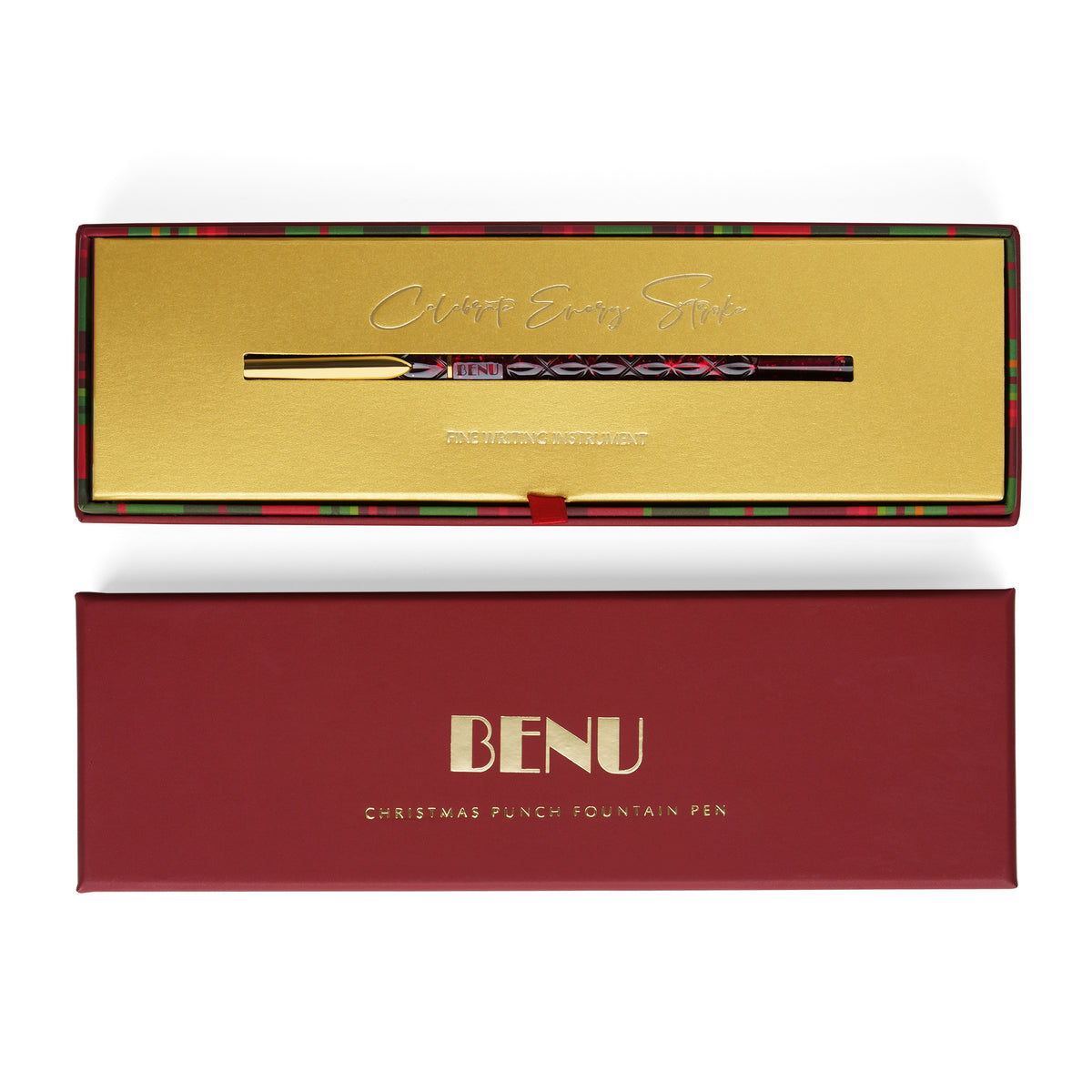 Benu Cocktail Hour Fountain Pen - Christmas Punch (Christmas Cheer Gift Set)