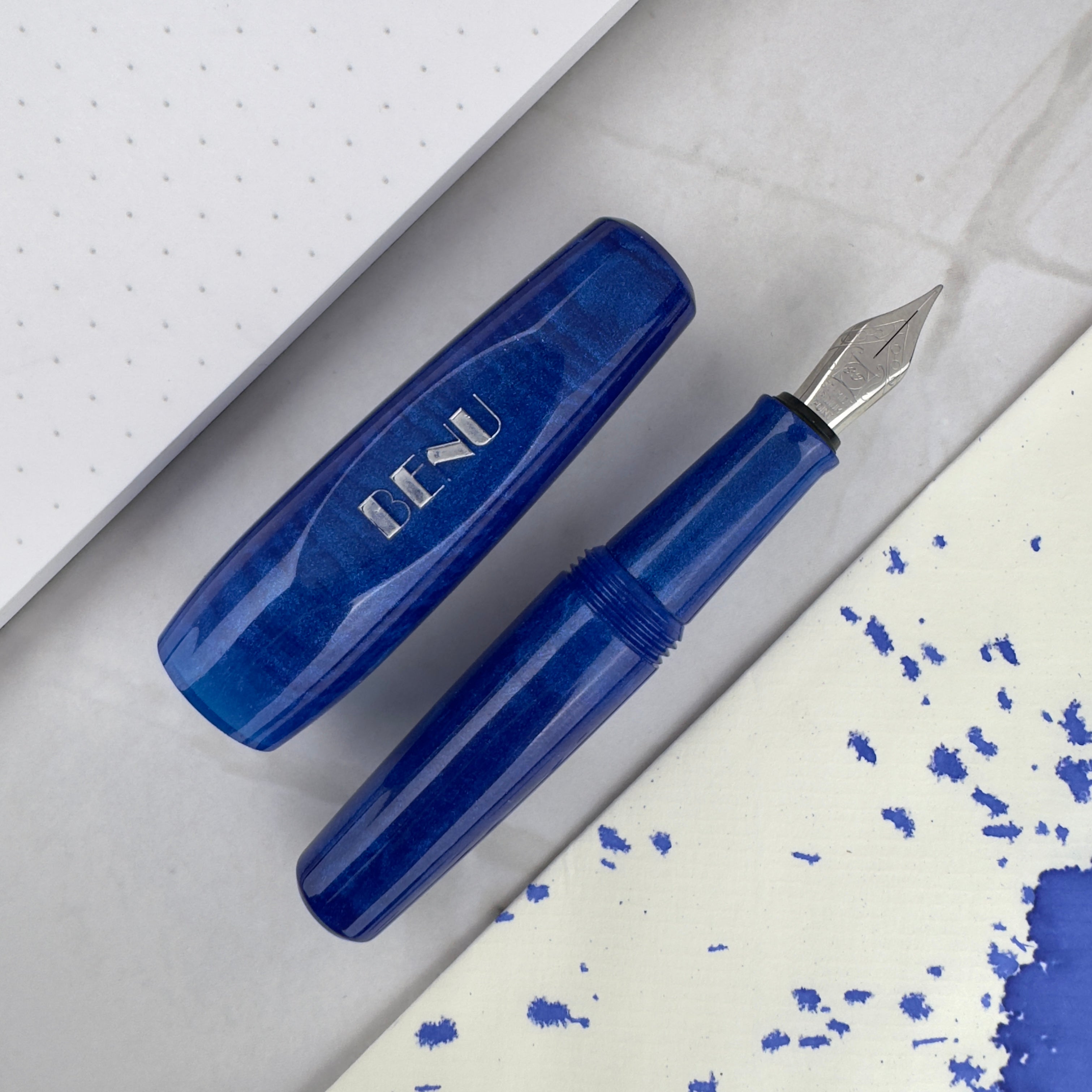 BENU 万年筆 Benu Pixie Fountain Pen - Royal Blue – Atlas Stationers