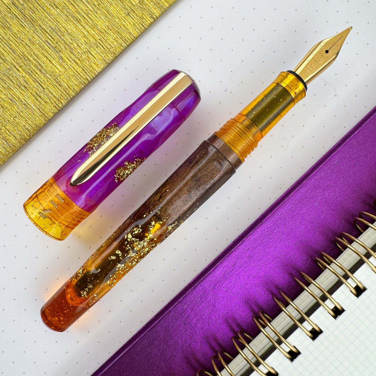 Benu Talisman Fountain Pen - Ametrine (Limited Edition)