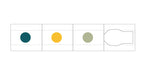 MU Inky Pen - Dry Leaf Green/Sunlight Yellow/Tidewater Green (BIP003) angle 2