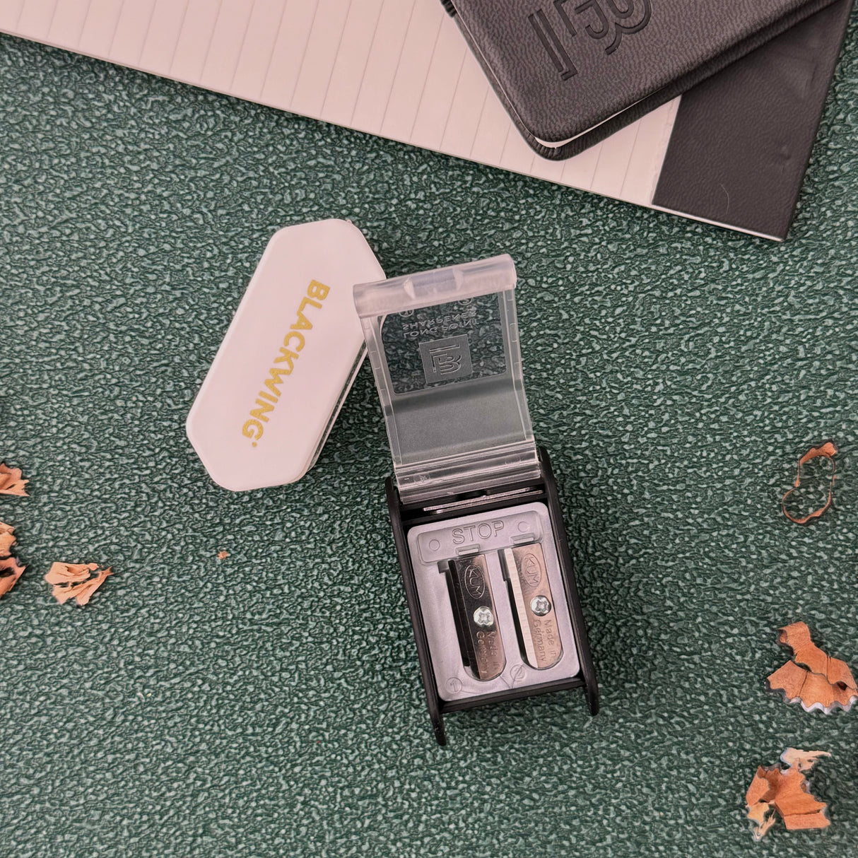 Blackwing Long Point Pencil 2 Hole Sharpener - Black