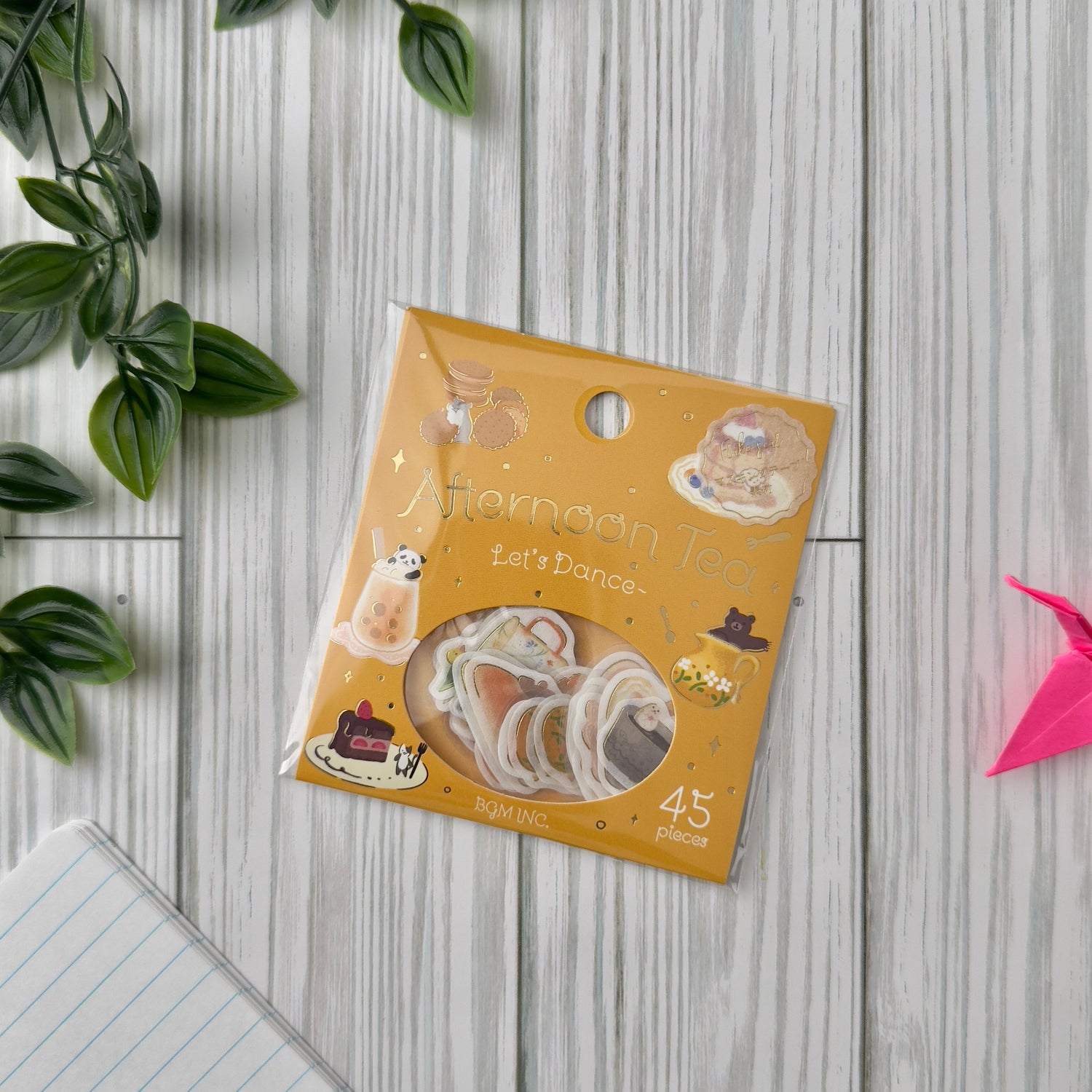 BGM Planner Sticker Flakes - Afternoon Tea Party - Odorow in Rhythm