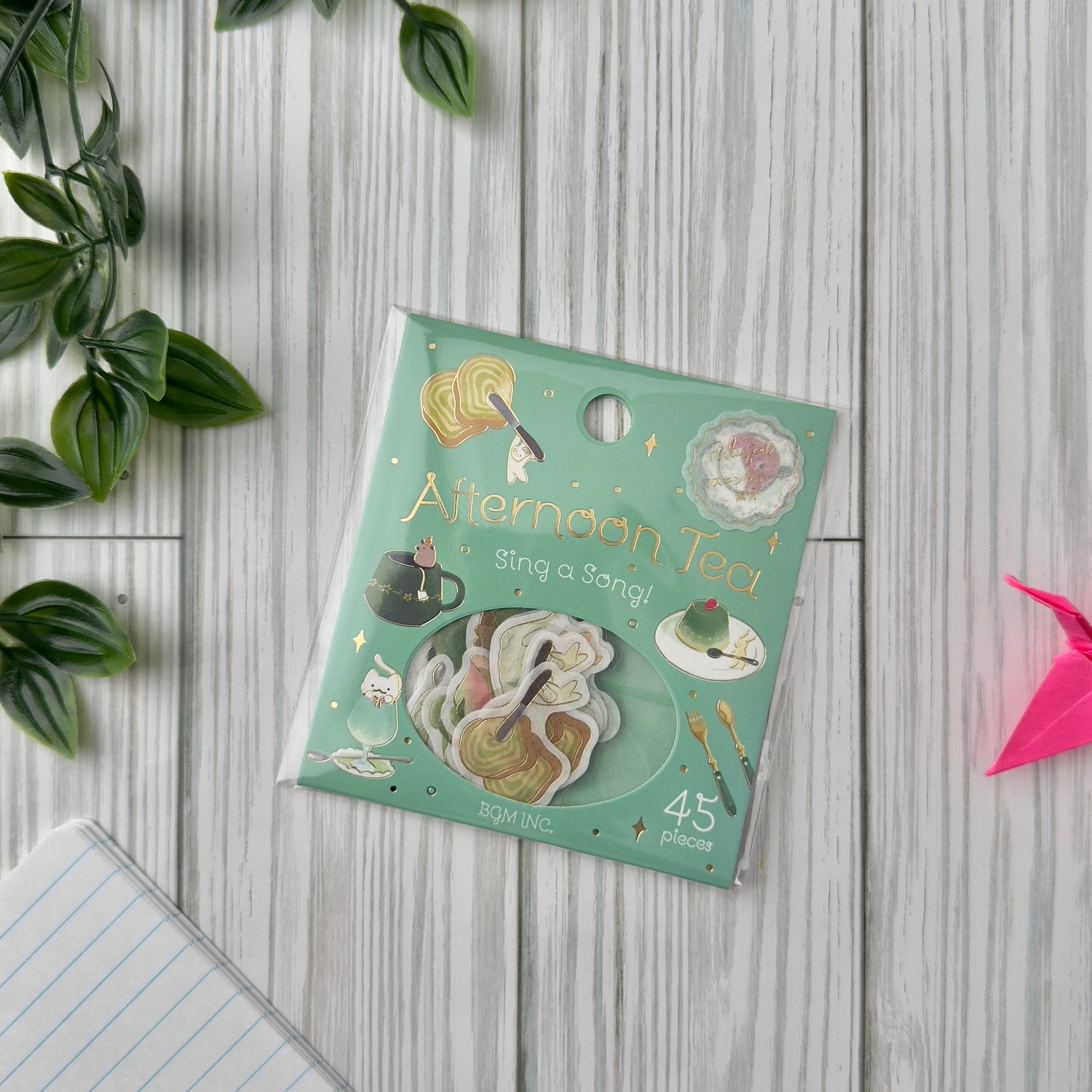 BGM Planner Sticker Flakes - Afternoon Tea Party - Woot-a-la-la