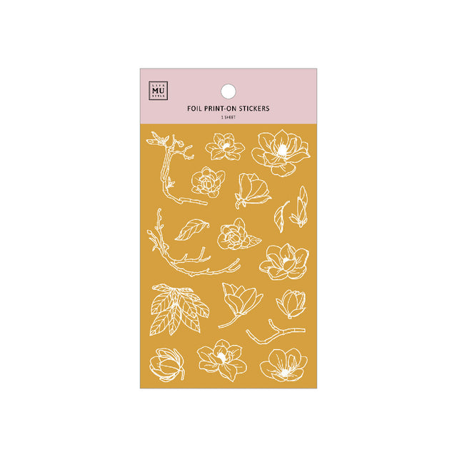 MU Gold Foil Sticker 1004