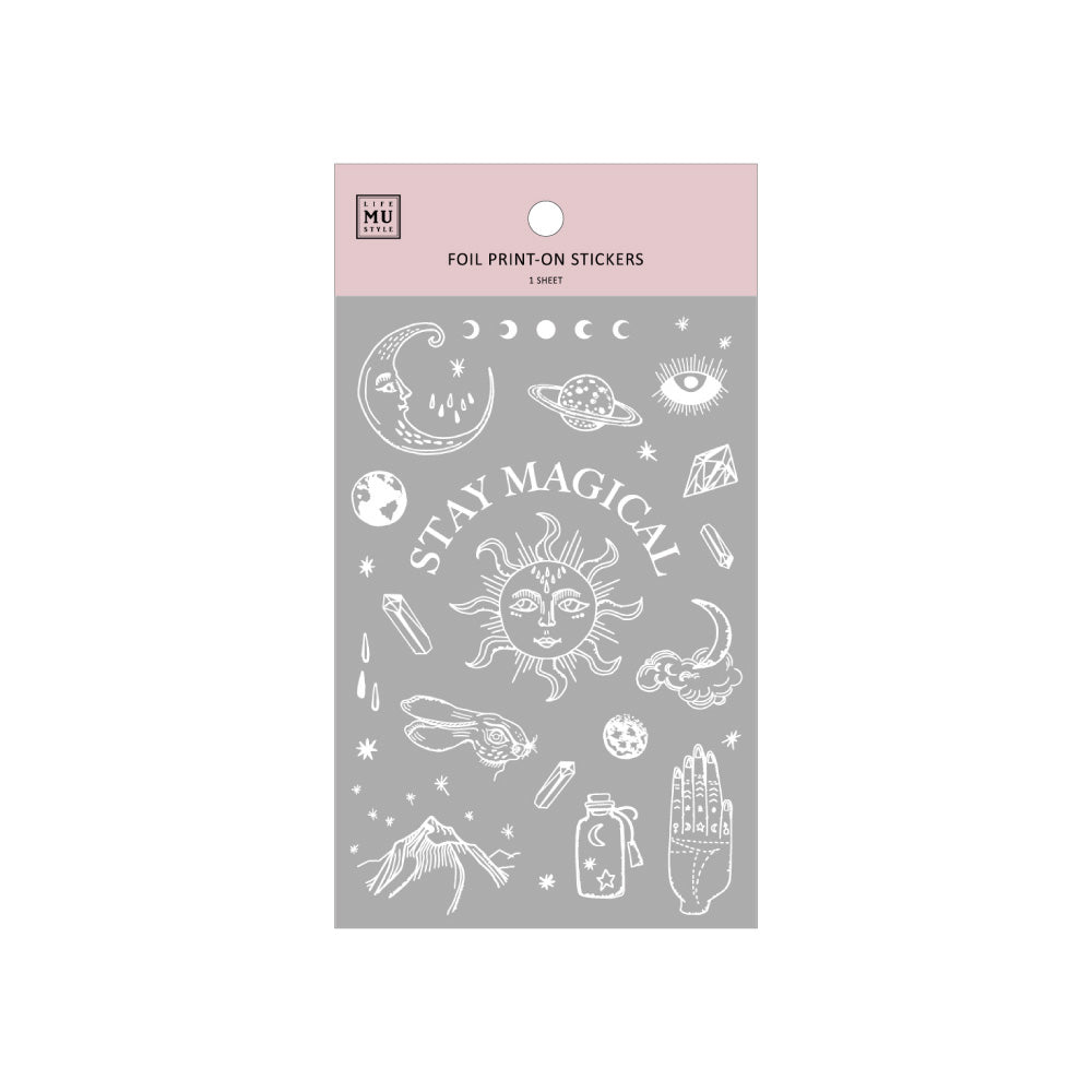 MU Silver Foil Sticker 2001