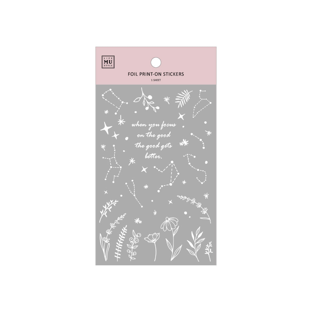MU Silver Foil Sticker 2002