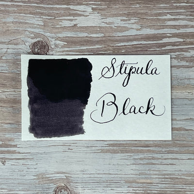 Stipula Calamo Ebony Black - 70ml Bottled Ink