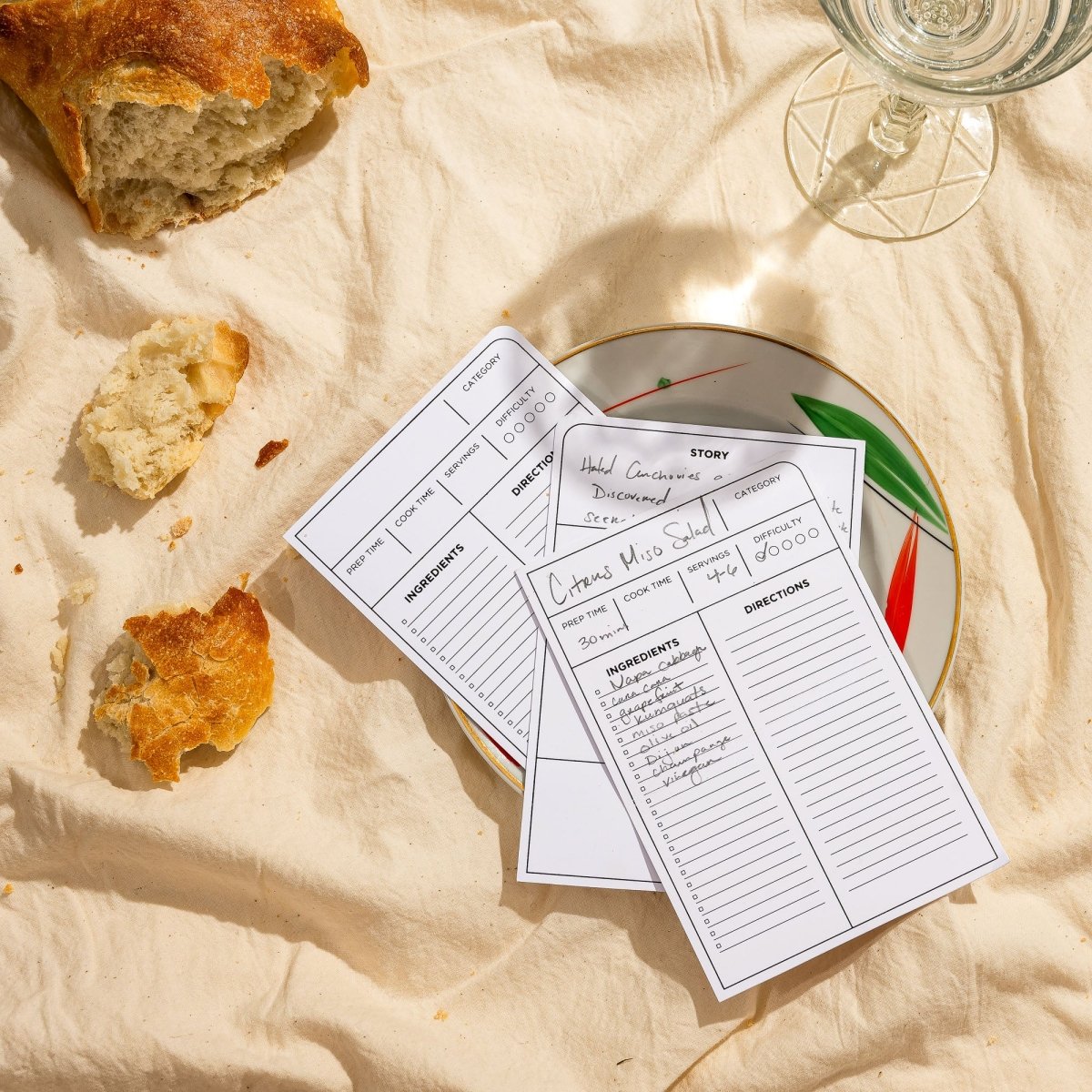 Blackwing Volume 140 Recipe Cards (Set of 10)