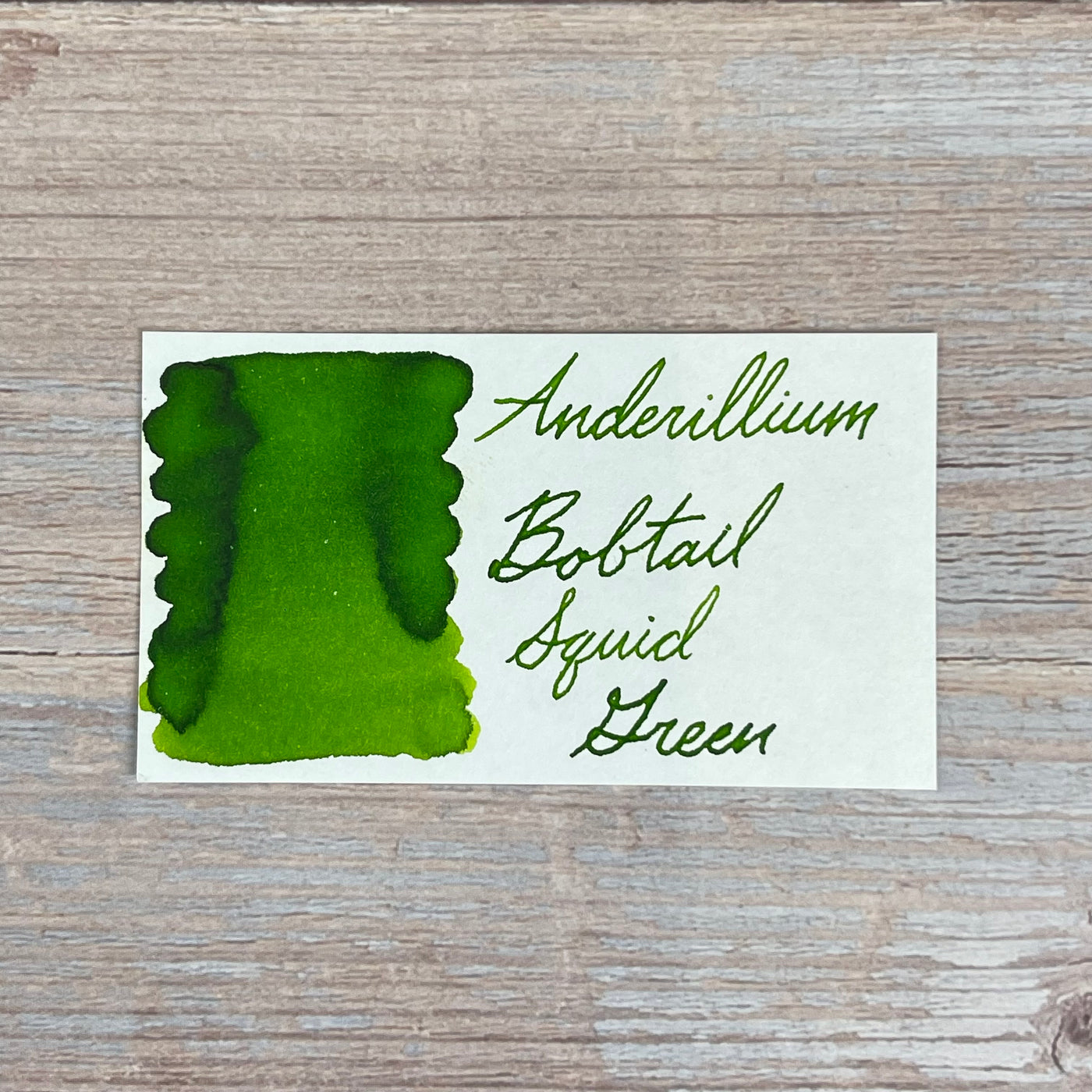 Anderillium Bobtail Squid Green - 1.5 Oz Bottled Ink