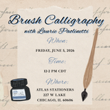 Atlas x Laurie Paolinetti Brush Calligraphy Workshop
