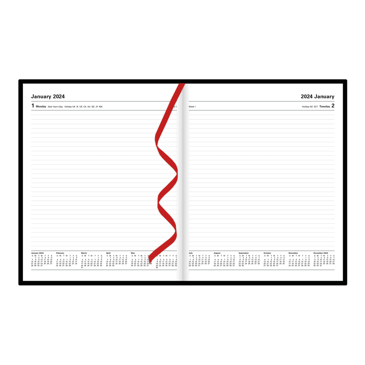 Letts Principal Daily Appointment Book - 10 1/4" x 8 1/4"