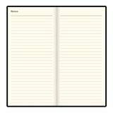 Letts Belgravia Slim Week to View Leather Diary with Planners - 6 3/4" x 3 1/4"