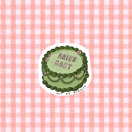 Art By Elowyn Zodiac Cake Stickers - 3" Die-Cut Stickers
