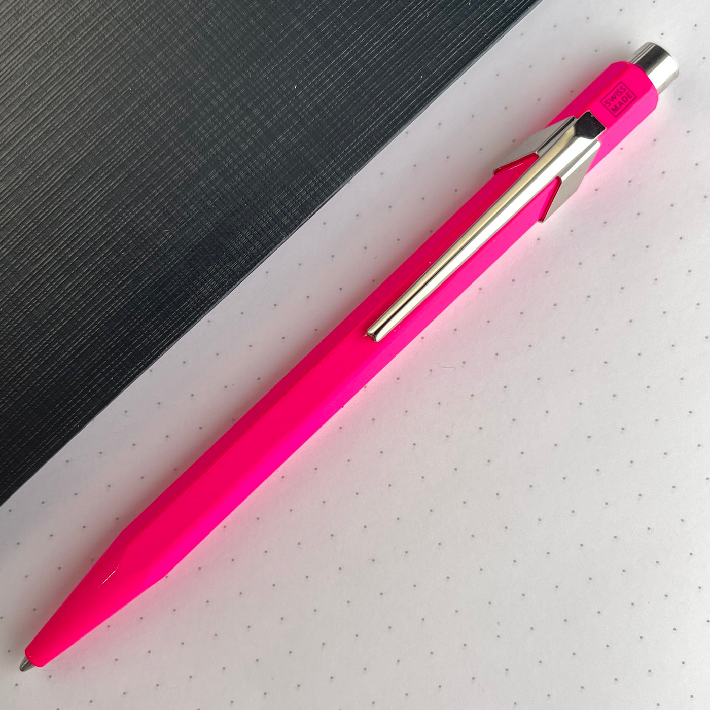 Caran d'Ache 849 Metal Ballpoint Pen - FLU Pink