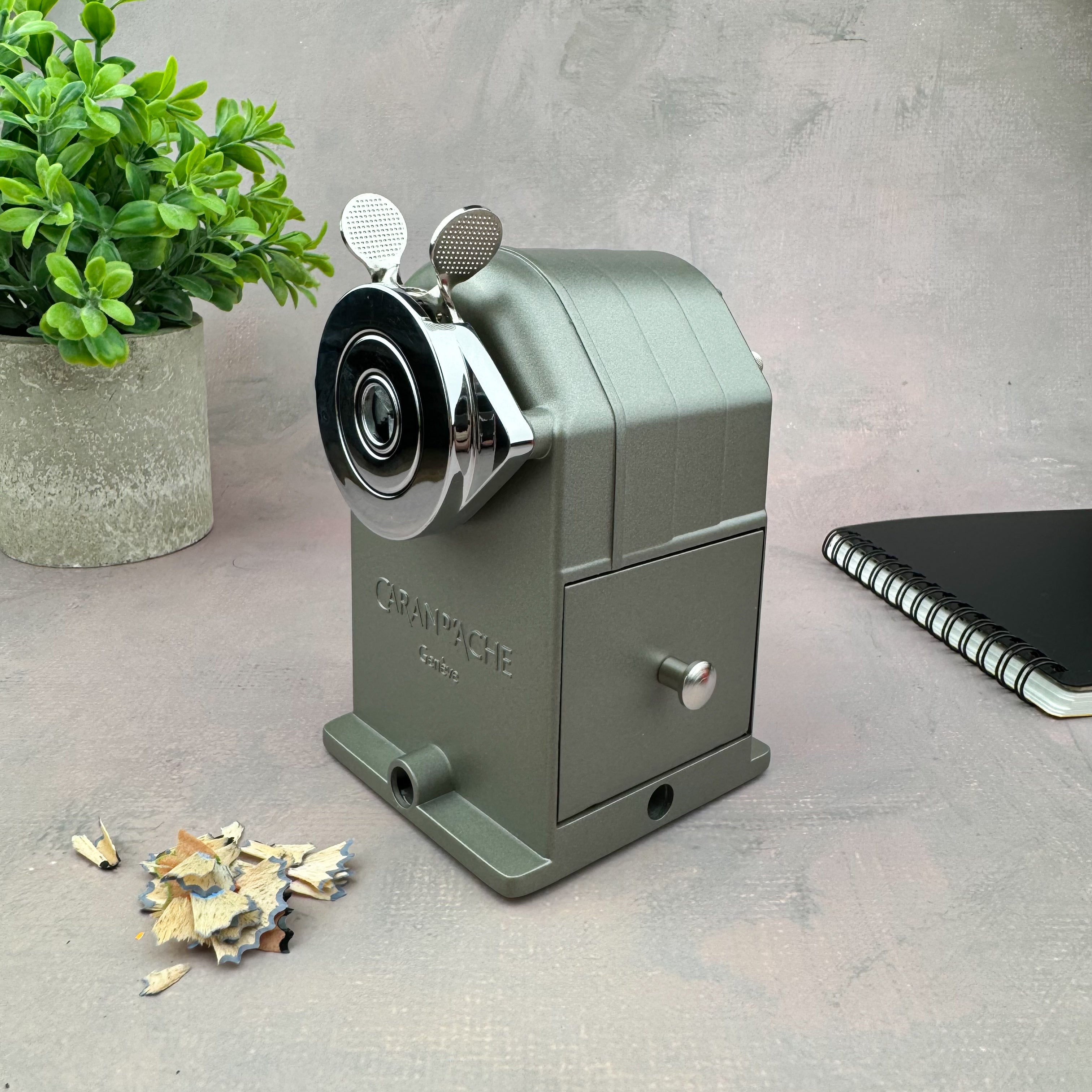 Caran d'Ache Pencil Sharpener - Silver – Atlas Stationers