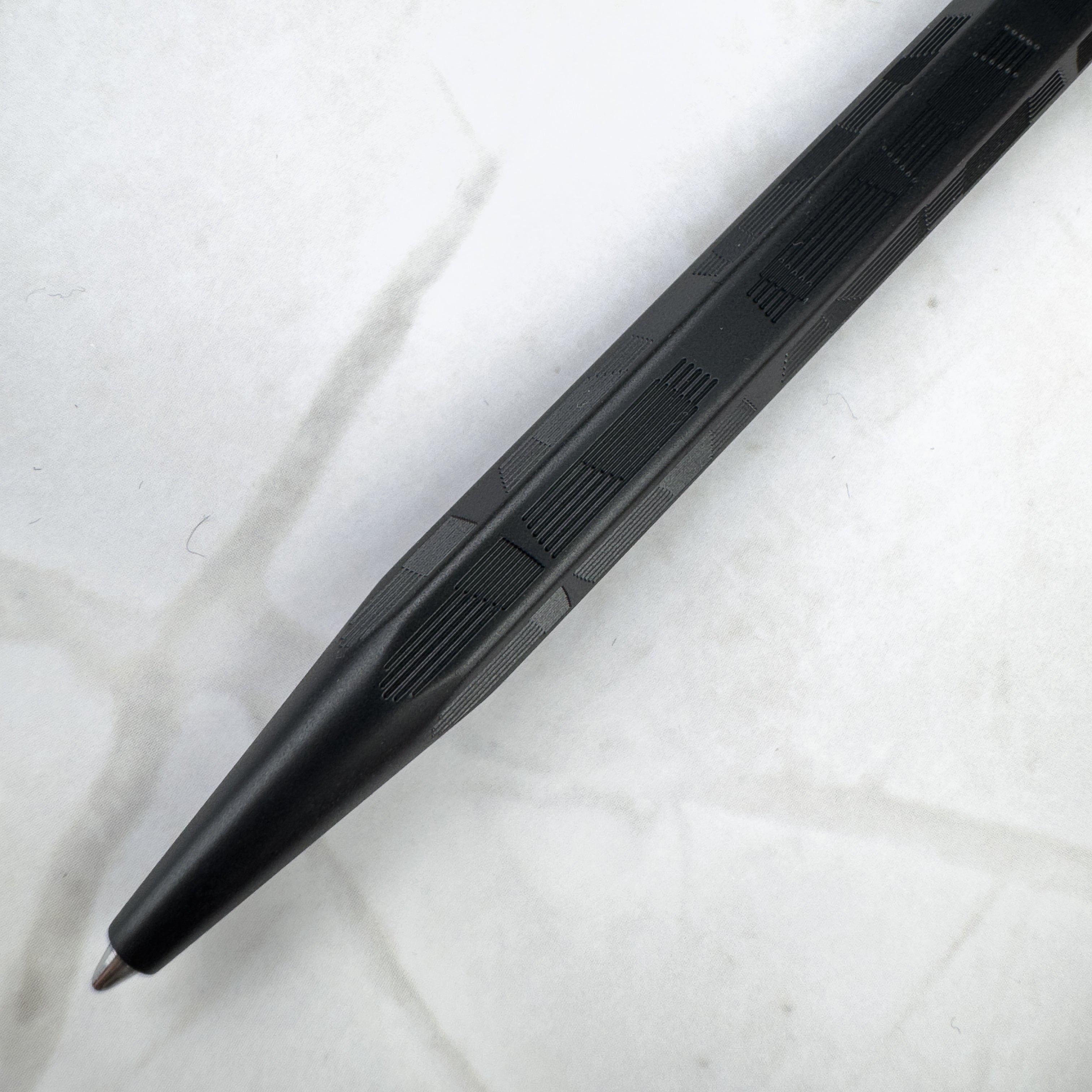 Caran d'Ache Ecridor Ballpoint Pen - Black Lines – Atlas Stationers